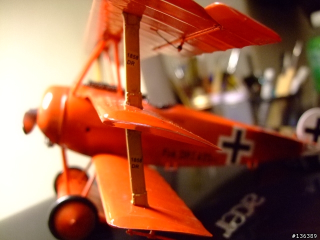 [作品]Fokker DR.I 紅男爵 Revell 1/28 一戰三翼戰鬥機