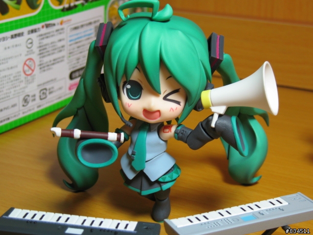 [開箱超劇場] 超可動!!超可愛!!超萌爆的黏土人{ 初音ミク }__HMO版