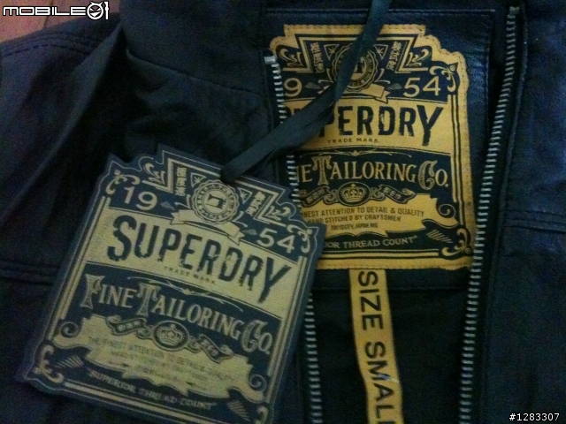 開箱文 Superdry Basic Bomber Leather Jacket(皮衣)