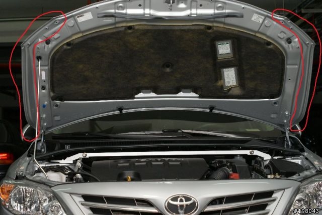 10.5代 New Altis 引擎室防水膠條 DIY