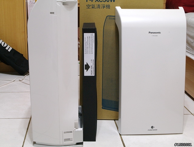 [開箱] Panasonic 國際牌 F-PXC50W 空氣清淨機 (在 #10 有補圖喔)