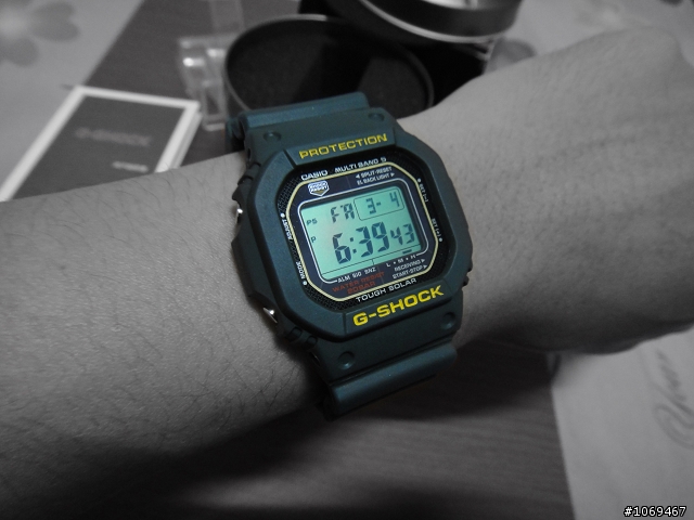 [開箱]G-SHOCK GW-M5600A 太陽能電波錶