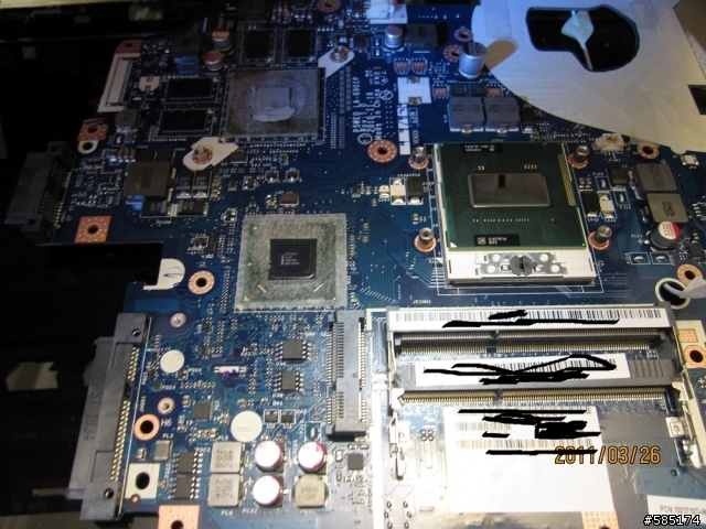 分享B3晶片確認跟5750G-15.6吋, I5-2410M拆機照片.
