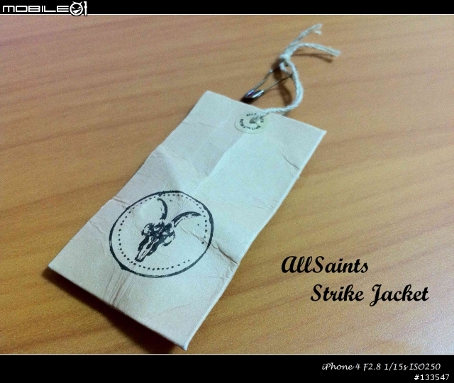 [開箱+影音分享] AllSaints Strike Jacket  ( Size: S、Colour Dirty Oil Wash )
