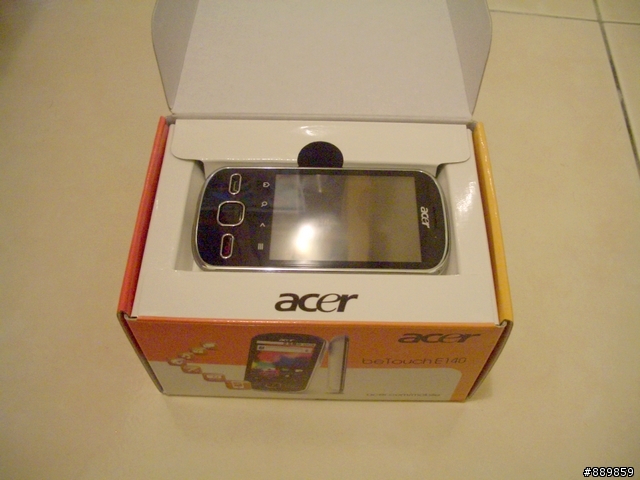 ( 不專業開箱文 ) 適合新手的便宜 android 2.2 手機 ACER beTouch E140