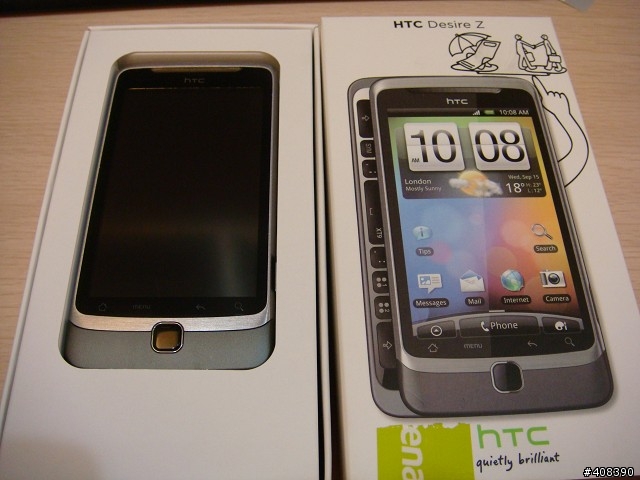 HTC Desire Z~~大熊不專業開箱摟~~~