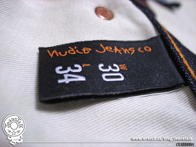 ☆開箱+實穿文☆ nudie Thin Finn Organic Dry Ecru Embro Skinny Jeans(新)