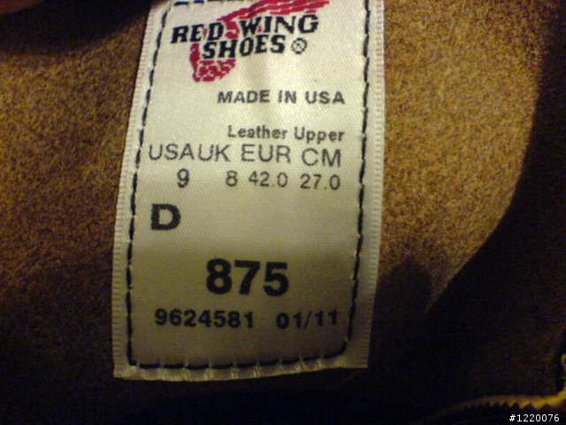 Red Wing 875開箱 + 兩個月大的8131
