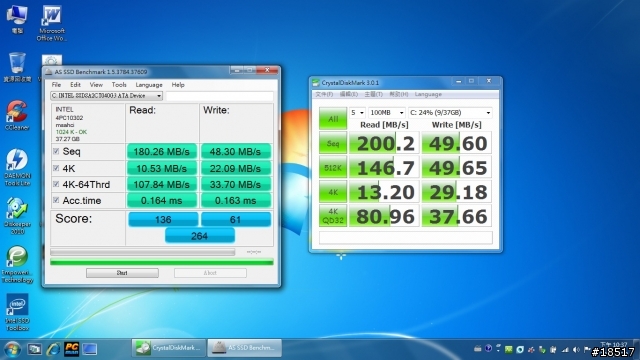 Intel 320系列 40G 2.5吋 SATA2 SSD 簡測