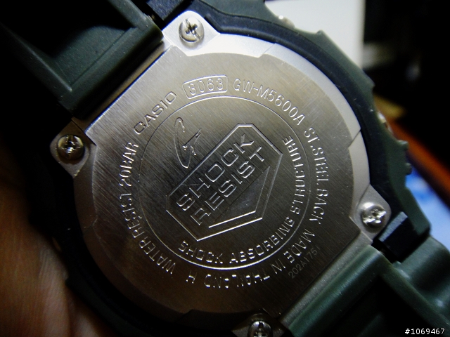 [開箱]G-SHOCK GW-M5600A 太陽能電波錶