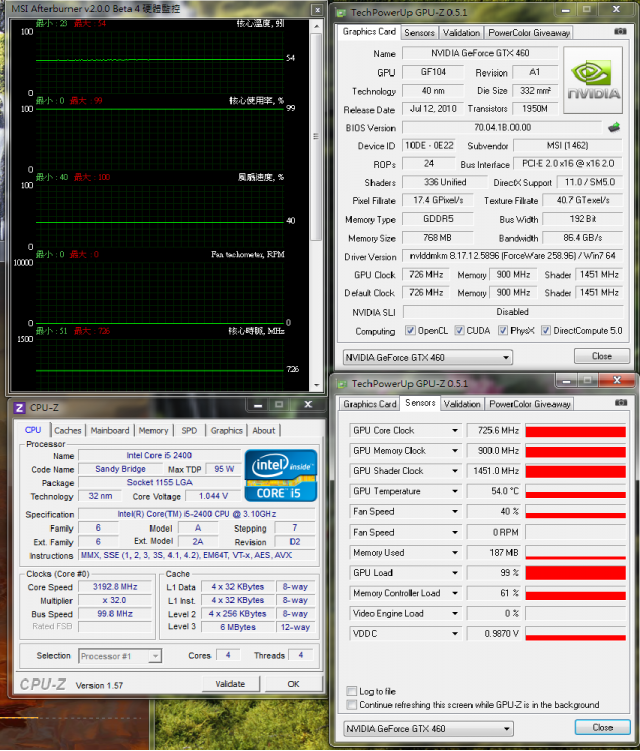 NVIDIA MSI GTX460 Cyclone 對上GELID ICY VISION 顯示卡散熱器Rev.2