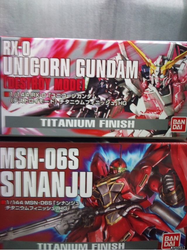(雙開箱)HG獨角獸&新安州---鈦合金版