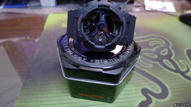 [新手開箱]G-SHOCK GA-110-1BDR