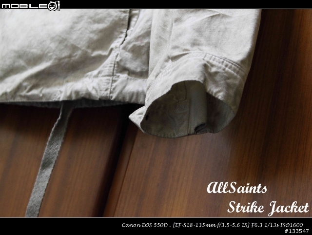 [開箱+影音分享] AllSaints Strike Jacket  ( Size: S、Colour Dirty Oil Wash )