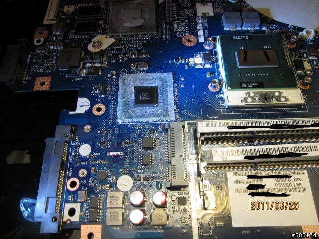 分享B3晶片確認跟5750G-15.6吋, I5-2410M拆機照片.