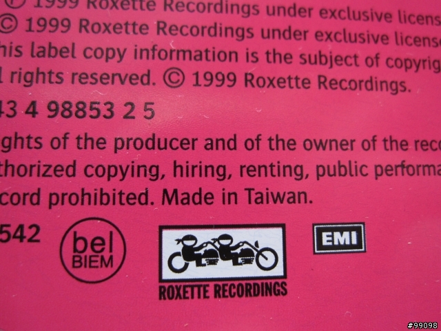 [問題] Roxette 羅克塞二重唱CD上的"潦紋" 怎麼來的