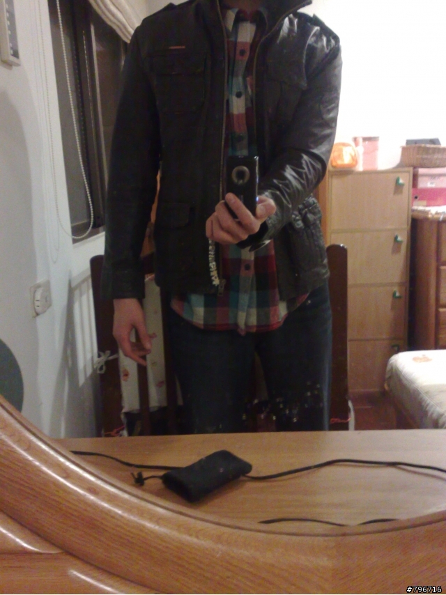Superdry Brad Leather Jacket-新版L棕色