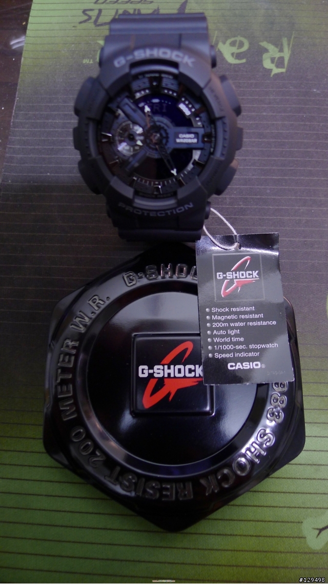 [新手開箱]G-SHOCK GA-110-1BDR