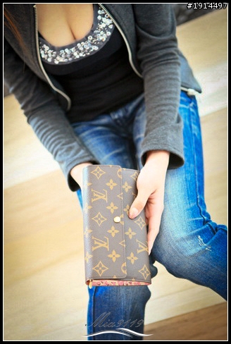 衝著交情買的 LV M60105 SARAH LEOPARD 錢包