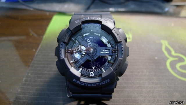 [新手開箱]G-SHOCK GA-110-1BDR