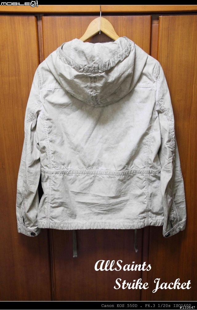 [開箱+影音分享] AllSaints Strike Jacket  ( Size: S、Colour Dirty Oil Wash )