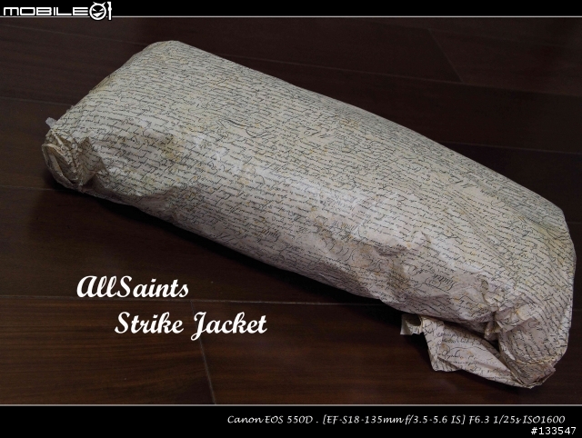 [開箱+影音分享] AllSaints Strike Jacket  ( Size: S、Colour Dirty Oil Wash )