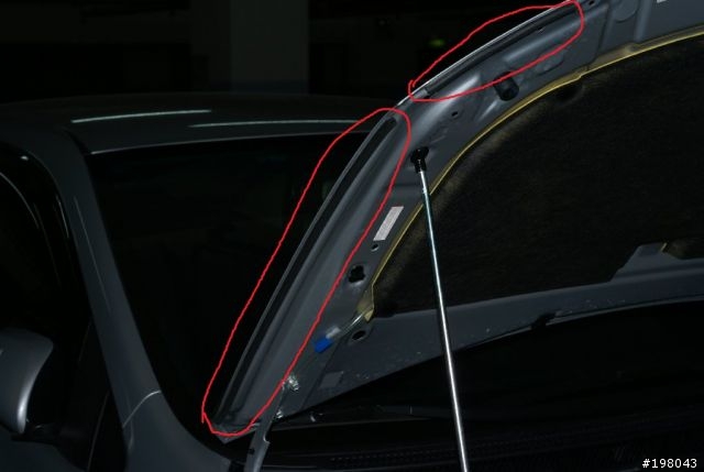 10.5代 New Altis 引擎室防水膠條 DIY