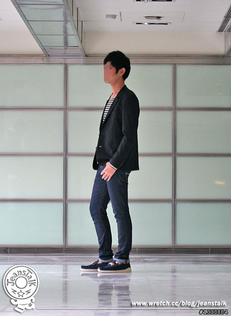 ☆開箱+實穿文☆ nudie Thin Finn Organic Dry Ecru Embro Skinny Jeans(新)