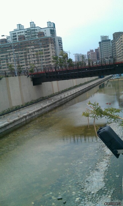 新莊區中港大排開幕前後變了樣