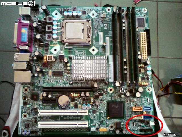 請問hp dx7300主機板