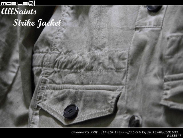 [開箱+影音分享] AllSaints Strike Jacket  ( Size: S、Colour Dirty Oil Wash )