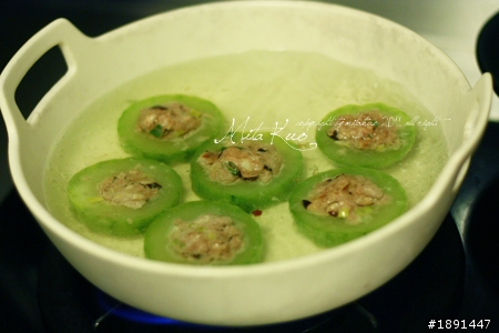 記憶中的大黃瓜鑲肉餅