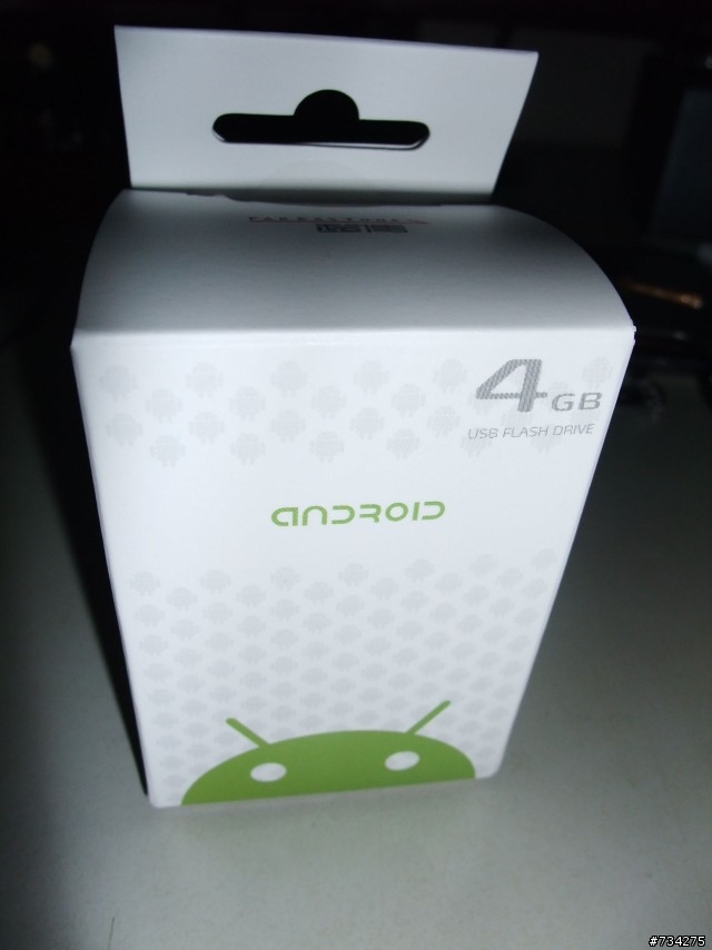 ［小驚喜］Android 薑餅人4G隨身碟 - 開箱(袋)