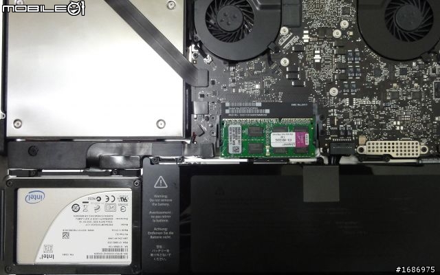 [分享] MacBook Pro 15" 改機文(加RAM、SSD、雙硬碟)