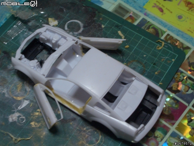 霹靂遊俠同型車 GT-500KR 公路之王 ： 眼鏡蛇KINGOF THE ROAD 1/24第一話   改造