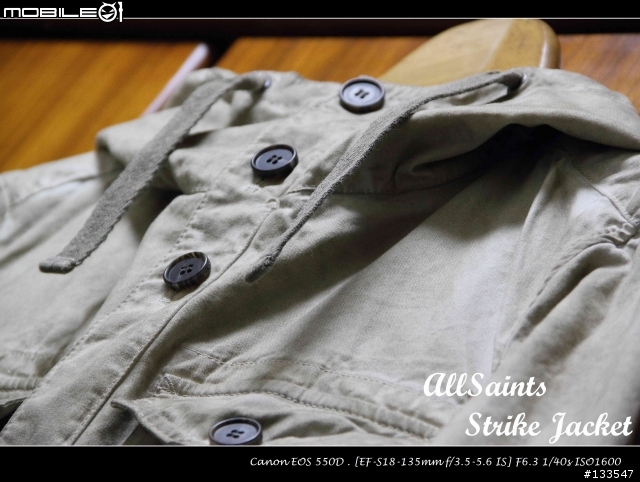 [開箱+影音分享] AllSaints Strike Jacket  ( Size: S、Colour Dirty Oil Wash )