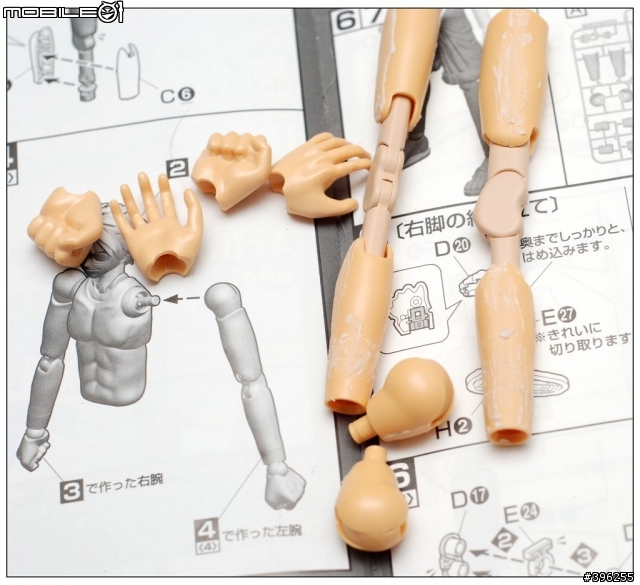 【作品分享】MG 1/8 海賊王!蒙其·D·魯夫~非專業製作全記錄