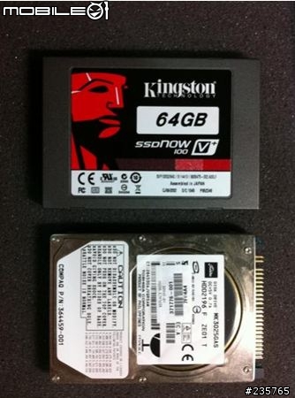[開箱測試文]]第一次的ssd...Kingston SSDnow 100 V+ 64GB！