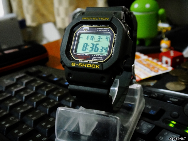 [開箱]G-SHOCK GW-M5600A 太陽能電波錶