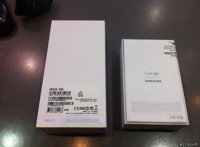 Nexus S 跟 Nexus One 雙開箱!! PK對比!! 燒滾滾!!