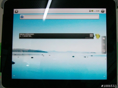中國製 9.7INCH (LG TOUCH PANEL) ANDROID 2.2  多點觸控電容屏 FREESCALE A8  IMX 515
