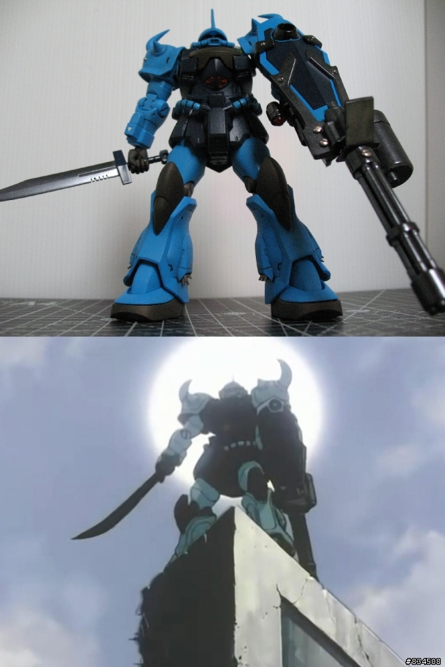 [作品分享] MS-07B-3 大地之王-【古夫特裝】
