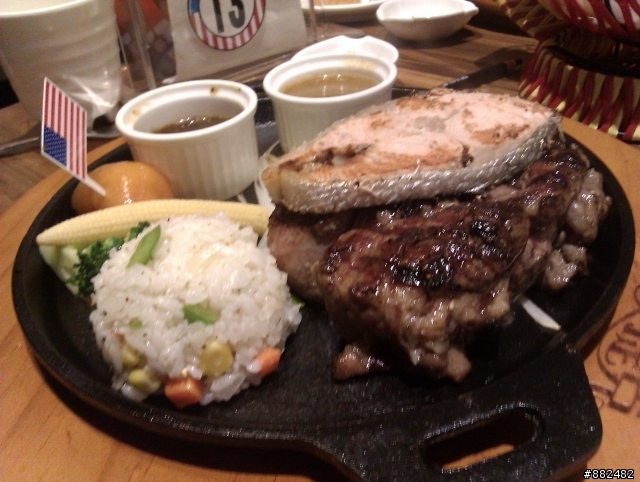 三峽--史堤克牛排(Mr.Steak)--重量級牛排!