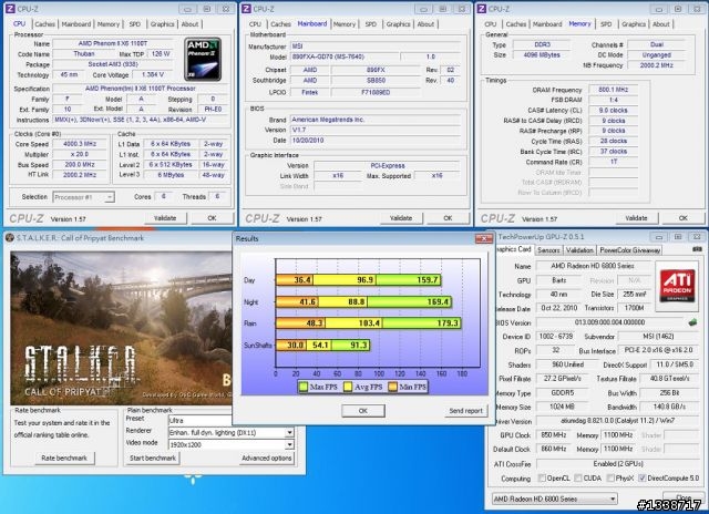 [超頻] 微星HD6850大螳螂超頻版、技嘉HD6850雙交火超頻