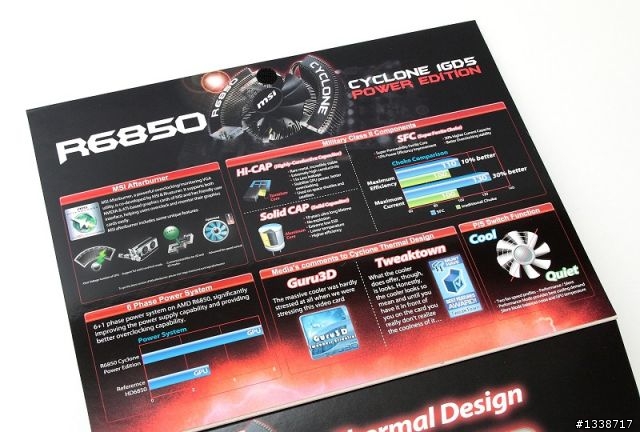 [五張小朋友有找] 微星R6850 Cyclone 1GD5 Power Edition-OC簡測