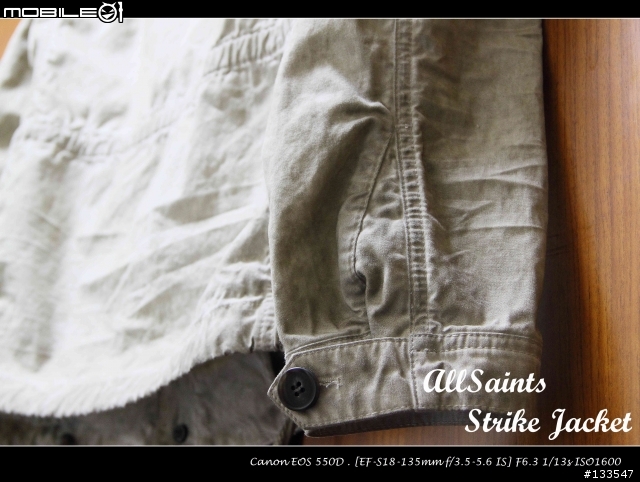 [開箱+影音分享] AllSaints Strike Jacket  ( Size: S、Colour Dirty Oil Wash )
