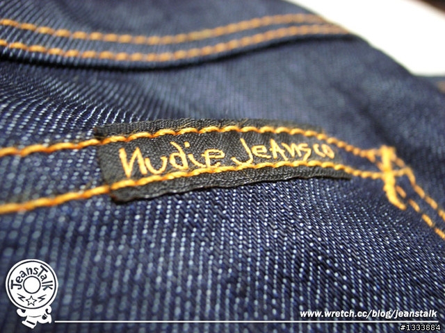 ☆開箱+實穿文☆ nudie Thin Finn Organic Dry Ecru Embro Skinny Jeans(新)
