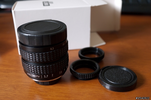 朦朧美的C-mount 35mm/f1.7 Cine lens 電影鏡頭簡易開箱