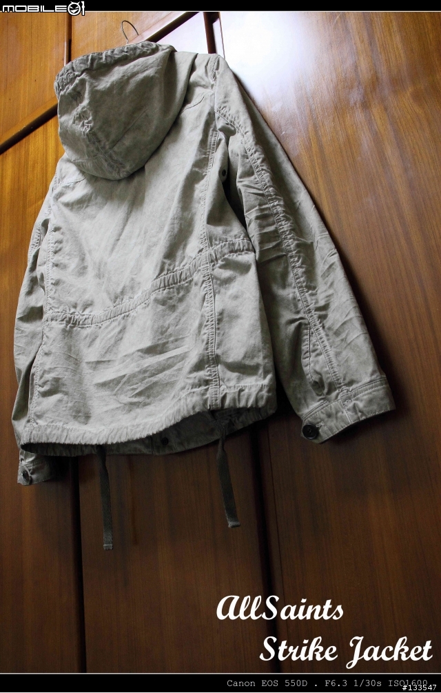 [開箱+影音分享] AllSaints Strike Jacket  ( Size: S、Colour Dirty Oil Wash )