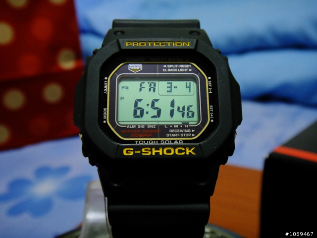 [開箱]G-SHOCK GW-M5600A 太陽能電波錶